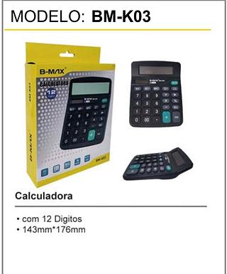 Calculadora • com 12 Digitos • 143mm*176mm