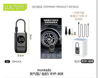 Compressor De Ar Elétrico Portátil Digital