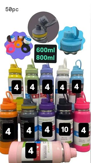 ￼Garrafa Térmica 800ml Garrafa Espacial Quente Frio Isolamento Térmico