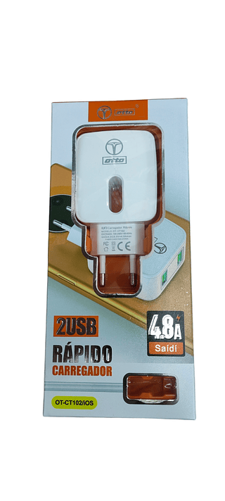 OTTO-CARREGADOR RÁPIDO 2USB 4.8A- IOS