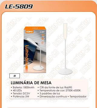 LUMINÁRIA DE MESA