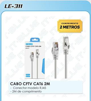 Cabo CFTV CAT6 2M