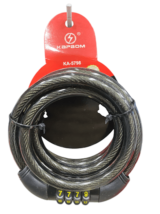 CADEADO FLEXÍVEL PARA BICICLETA