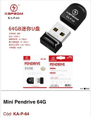 Mini Pendrive 64G