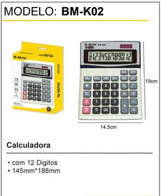 Calculadora • com 12 Digitos • 145mm*188mm