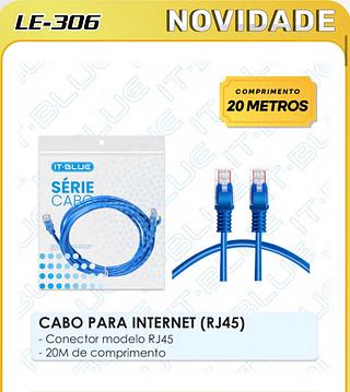 CABO PARA INTERNET (RJ45) 20M