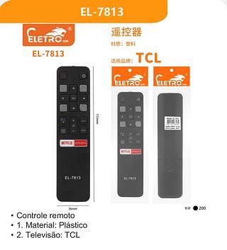 Controle remoto • Televisão: TCL