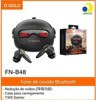 Fone de ouvido Bluetooth TWS Gamer