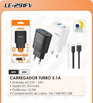 CARREGADOR TURBO 5.1A