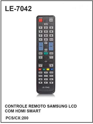 CONTROLE REMOTO SAMSUNG LCD COM HDMI SMART