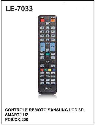 CONTROLE REMOTO SANSUNG LCD 3D SMART/LUZ