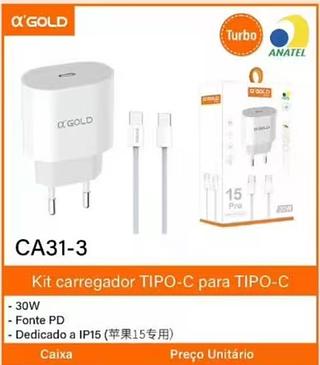 Kit carregador TIPO-C para TIPO-C