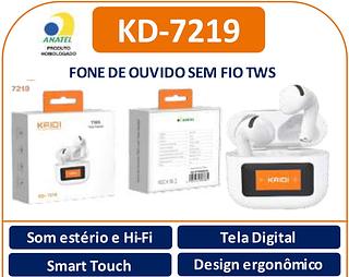 FONE DE OUVIDO SEM FIO TWS