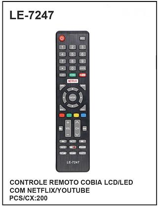 CONTROLE REMOTO COBIA LCD/LED COM NETFLIX/YOUTUBE