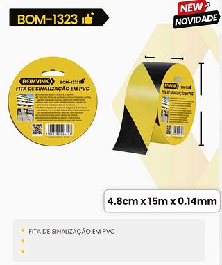 FITA DE SINALIZAÇÃO EM PVC