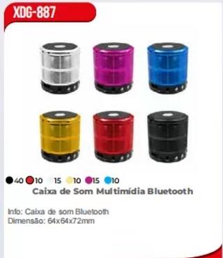 Into: Caixa de som Bluetooth Dimensão: 64x64x72mm