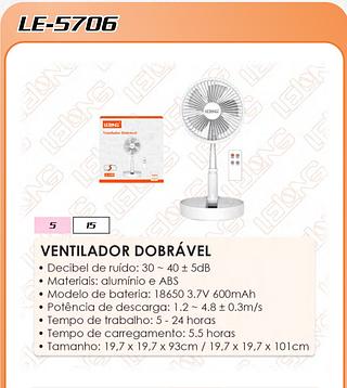 VENTILADOR DOBRÁVEL