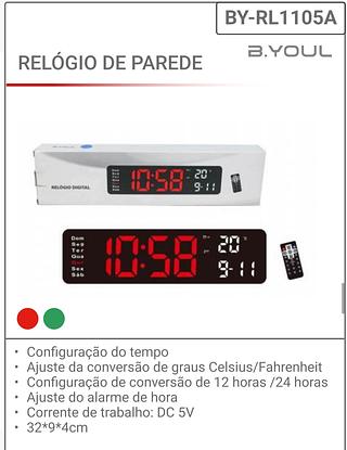 RELÓGIO DE PAREDE 32*9*4cm