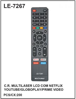 Multilaser LCD C/ Netflix/Youtube/Globo Play/Prime Video