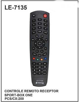 CONTROLE REMOTO RECEPTOR SPORT-BOX ONE