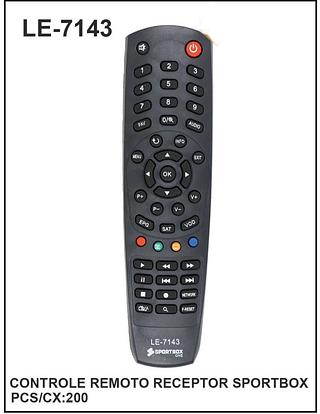 CONTROLE REMOTO RECEPTOR SPORTBOX
