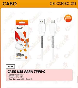 CABO DE DADOS TURBO 2M 3.1A-TPC
