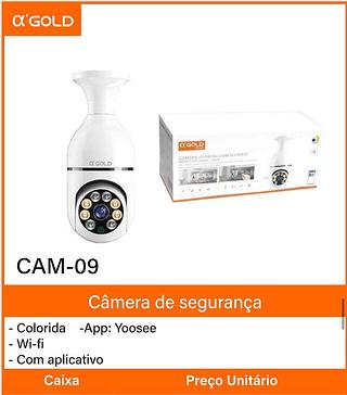 Câmera de segurança - Colorida -App: Yoosee - Wi-fi - Com aplicativo