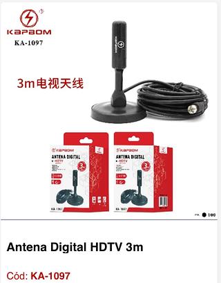 Antena Digital HDTV 3m