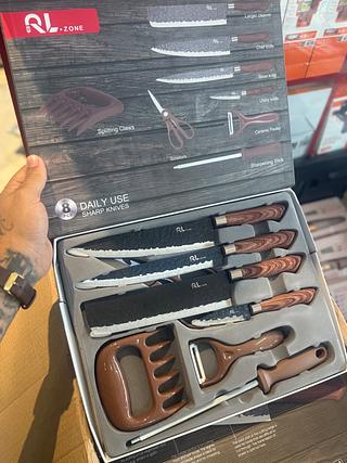 Kit churrasco com 8 peças