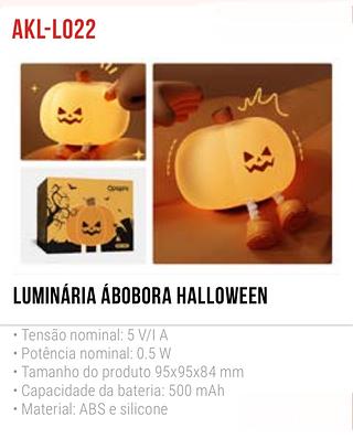 LUMINÁRIA ÁBOBORA HALLOWEEN