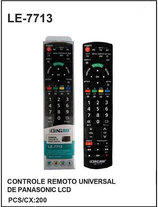 CONTROLE REMOTO UNIVERSAL DE PANASONIC LCD