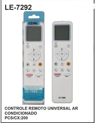 CONTROLE REMOTO UNIVERSAL AR CONDICIONADO