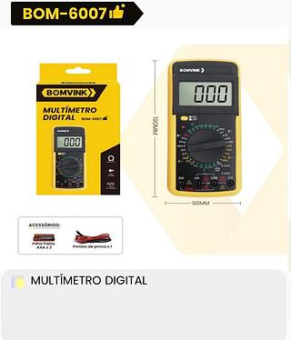MULTÍMETRO DIGITAL