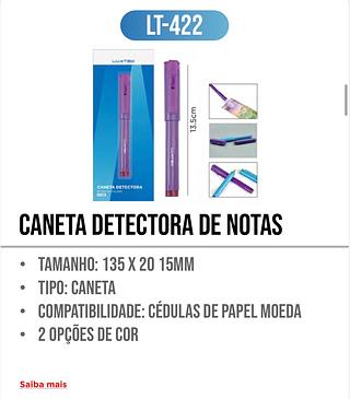 CANETA DETECTORA DE NOTAS