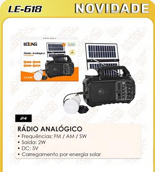 RÁDIO ANALÓGICO • Frequências: FM / AM / SW