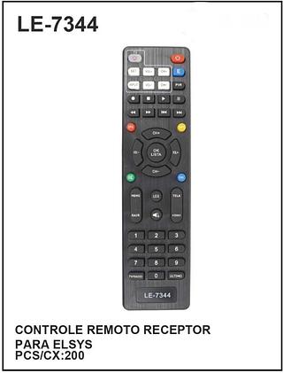 CONTROLE REMOTO RECEPTOR PARA ELSYS