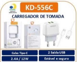CARREGADOR DE TOMADA Cabo Tipo-C