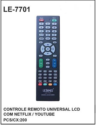 CONTROLE REMOTO UNIVERSAL LCD COM NETFLIX / YOUTUBE