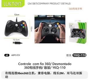 Controle com fio 360