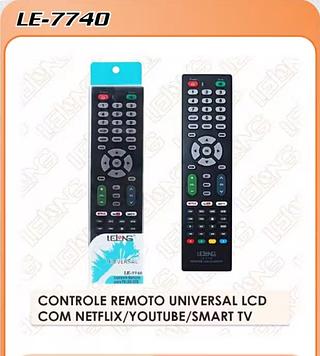CONTROLE REMOTO UNIVERSAL LCD COM NETFLIX/YOUTUBE/SMART TV