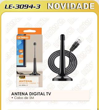 ￼ANTENA DIGITAL INTERNA PARA TV -3M