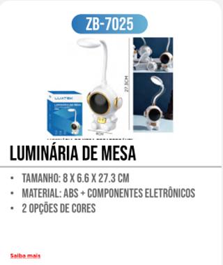 LUMINÁRIA DE MESA
