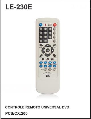 CONTROLE REMOTO UNIVERSAL DVD
