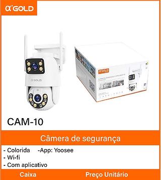 Câmera de segurança - Colorida -App: Yoosee