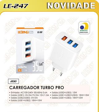 CARREGADOR TURBO PRO